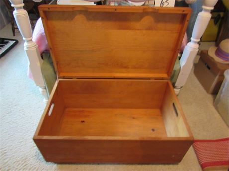 Wood Chest, Blanket or Toy