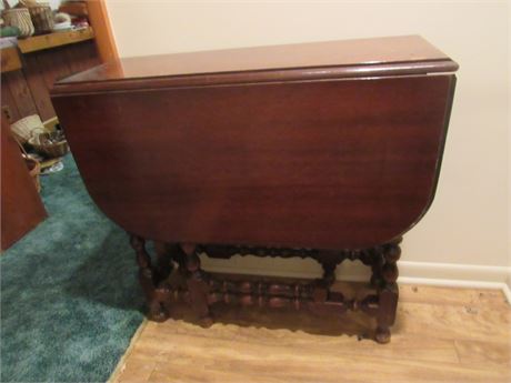 Vintage Side Drop Table. Ready for Restoration