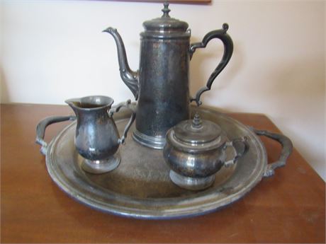 Heirloom Silverplate Tea Set