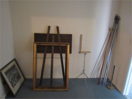 Clean Out Lot: Photo, Easel