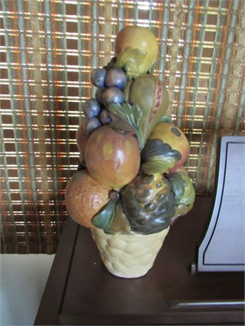 Vintage Ceramic Fruit Figurine