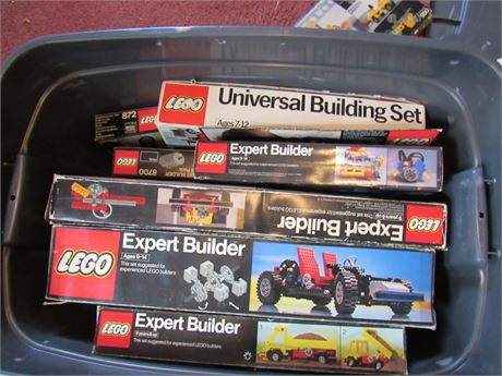 Tub of Legos & Lego Boxes