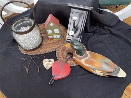 Country Home Decor and Duck Decoy