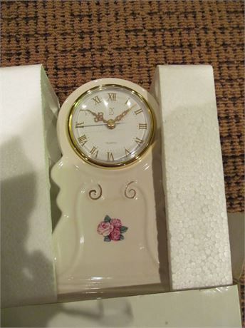 Porcelain Clock New in Original Box