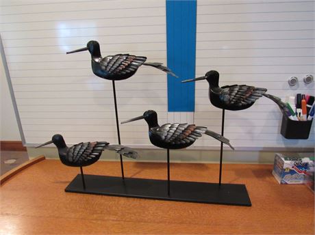 Metal Bird Sculpture