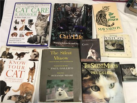 Cat Books Lot