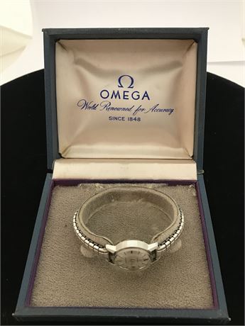 Omega LadyMatic Date Waterproof Wrist Watch