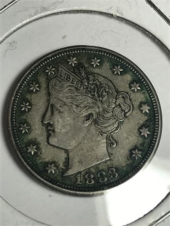 1883 Liberty Head V Nickel 5 Cents Piece
