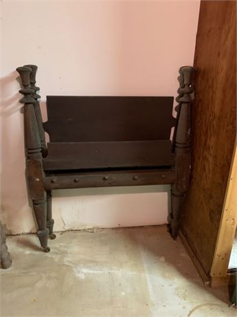 Antique late 18th early 19th century rope Bed Frame
