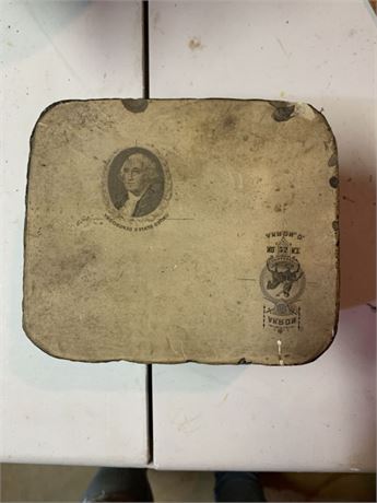 Antique George Washington Rare Clay Photo Negative Impression