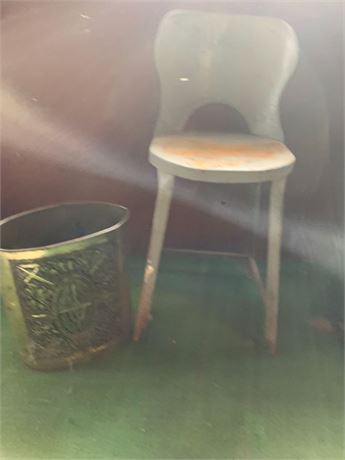 Chair and Bucket