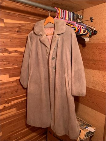 Vintage Ollegro Fur like Fabric Coat