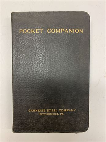 Carnegie Steel Pocket Companion 1923