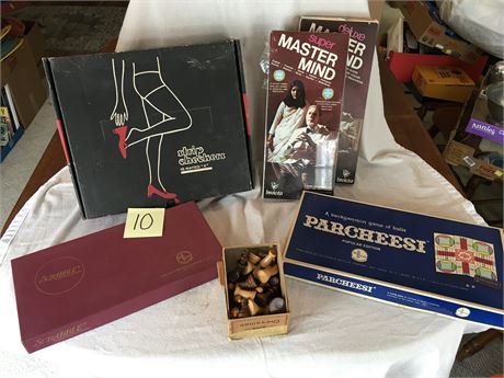 Assorted Vintage Adult Board Games