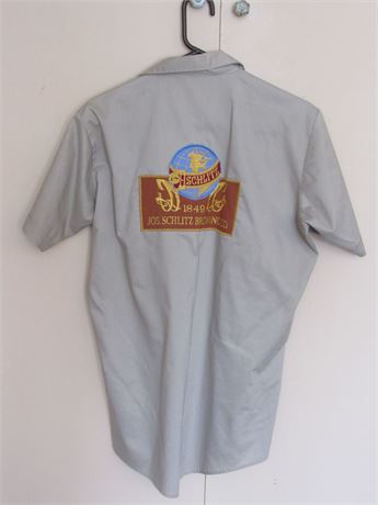 1970s Schlitz Beer Worker Shirt M
