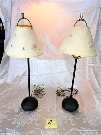 Pair of Matching Desk Lamps