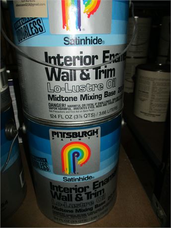 2 Gal PPG Pittsburgh Low Lustre Mixig Base Ext & Trim  Paint