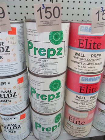 3 Qts Premium PREPZ Brand dry Wallcovering Prep